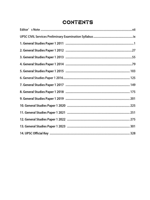 UPSC GS Preliminary Previous Years QB (2011-2023) - Image 7