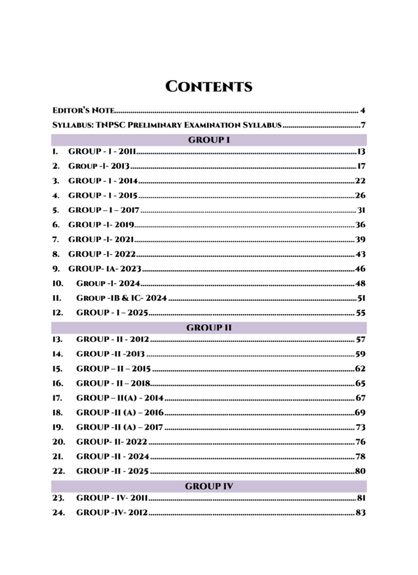 Exam-Wise-Currant-Affairs-2011-2025-2.0-5_page-0001.webp TNPSC Exam Wise GK/Current Affairs Previous Year Questions- 2nd Edition
