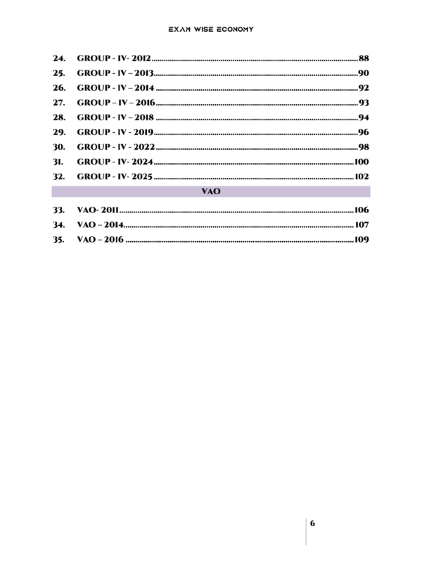 TNPSC Exam Wise Economy Previous Year Questions- 2nd Edition