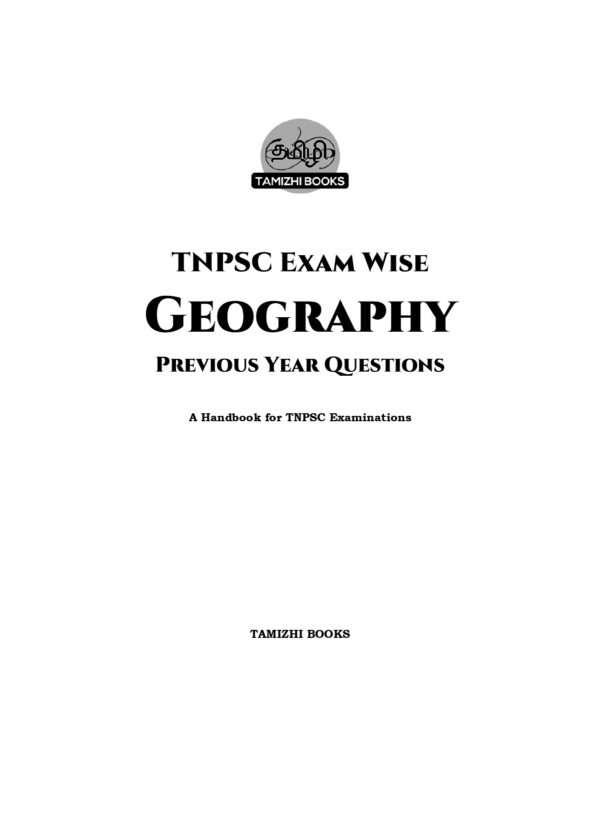 TNPSC Exam Wise Geography Previous Year Questions - Image 2