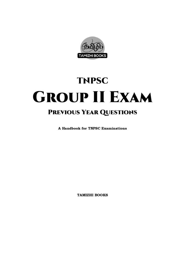 TNPSC Group II Exam Previous Year Questions - Image 2