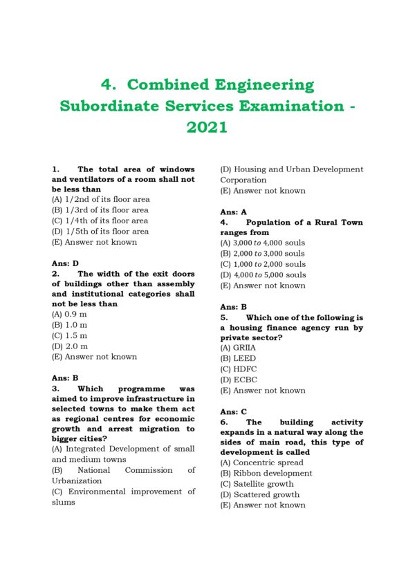 CTSE-Archi PYQB 2012-2025 EM-85_page-0001 TNPSC Combined Technical Services Examinations: Architecture Previous Year Questions (2012–2025)