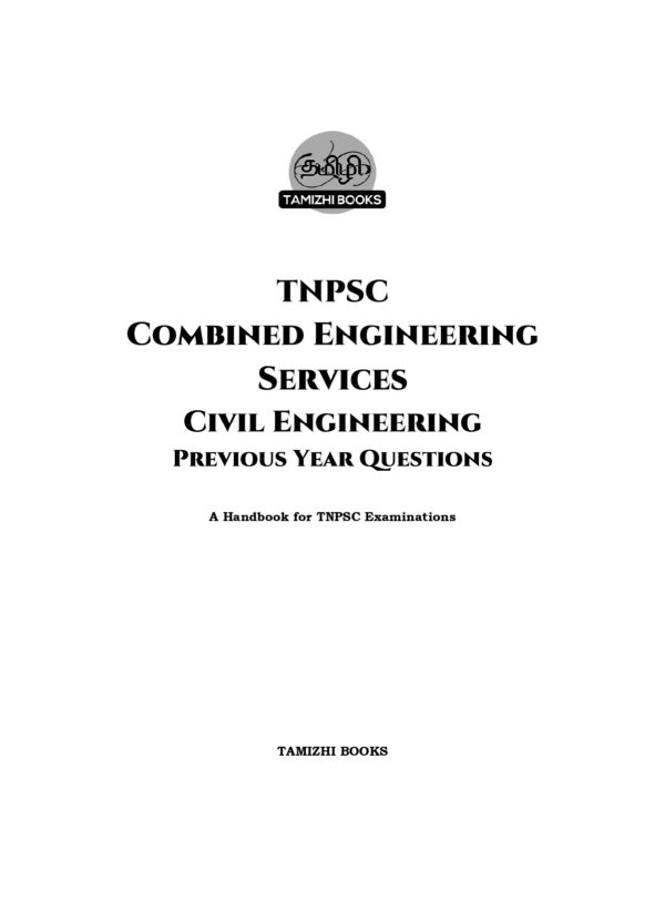 CTSE-Civil PYQB 2012-2025-1_page-0001 TNPSC: Combined Engineering Service Examination - Civil Engineering Previous Years Questions