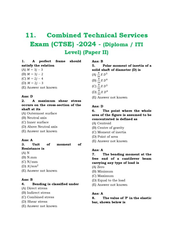 CTSE-Civil PYQB 2012-2025-278_page-0001 TNPSC: Combined Engineering Service Examination - Civil Engineering Previous Years Questions