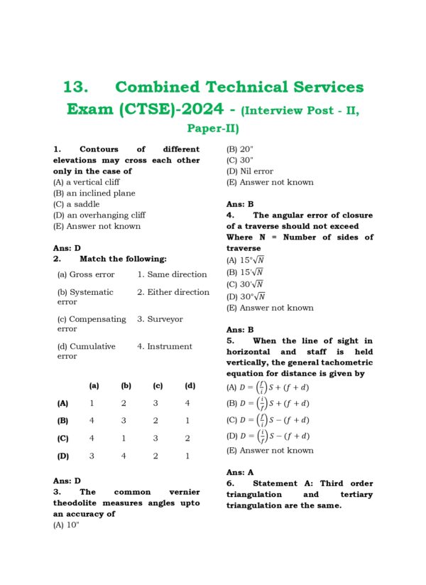 CTSE-Civil PYQB 2012-2025-333_page-0001 TNPSC: Combined Engineering Service Examination - Civil Engineering Previous Years Questions