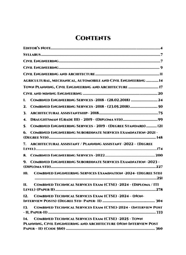 CTSE-Civil PYQB 2012-2025-5_page-0001 TNPSC: Combined Engineering Service Examination - Civil Engineering Previous Years Questions