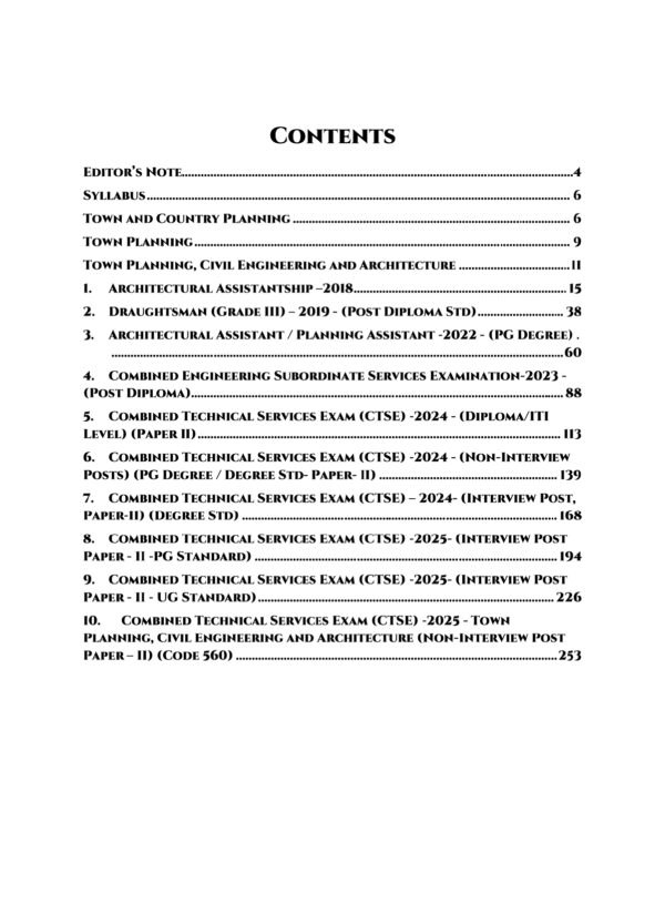 CTSE-Town Planing PYQB 2012-2025 EM-5_page-0001 TNPSC: Combined Technical Services Examination -Town and Country Planning Previous Years Questions