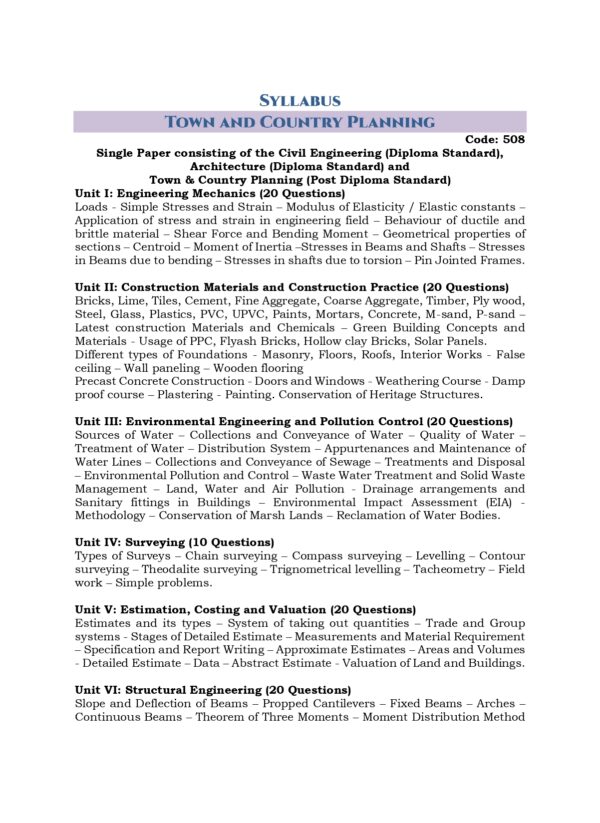 CTSE-Town Planing PYQB 2012-2025 EM-6_page-0001 TNPSC: Combined Technical Services Examination -Town and Country Planning Previous Years Questions