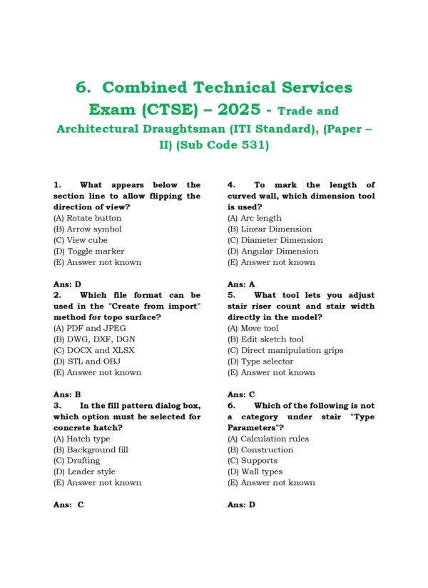 CTSE- Trade Surveyor PYQB 2012-2025 EM-164_page-0001 TNPSC: Combined Technical Services Examination - Trade Surveyor Previous Years Questions
