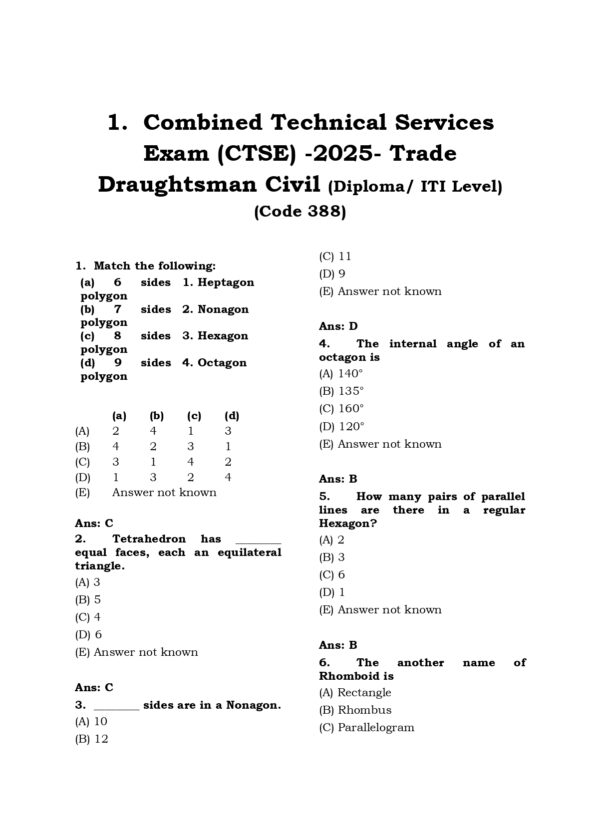 CTSE- Trade Surveyor PYQB 2012-2025 EM-24_page-0001 TNPSC: Combined Technical Services Examination - Trade Surveyor Previous Years Questions