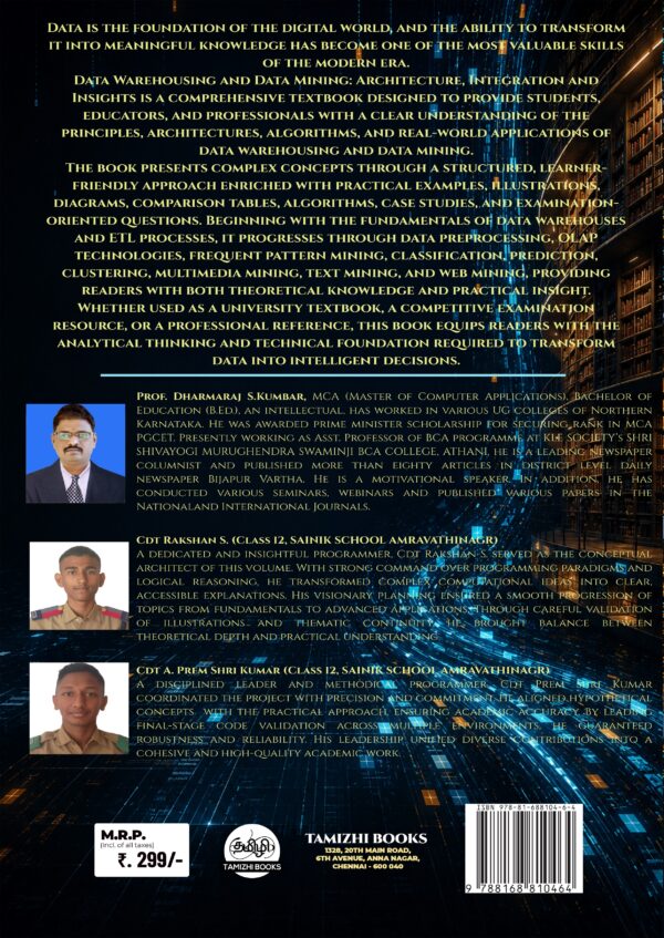 DATA WAREHOUSING AND DATA MINING by Dharmaraj S. Kumbar