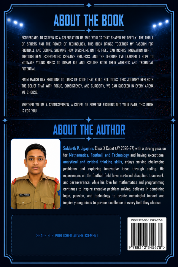 Finall Back cover The Webwright’s Guild- By CDT. Siddarth P Jigajinni