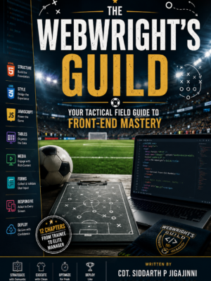 The Webwright’s Guild- By CDT. Siddarth P Jigajinni