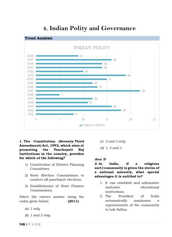 UPSC GS Prelims TW Analysis of Years (2011-2026)- PE-161_page-0001 16 Topic Wise General Studies UPSC Preliminary Previous Years Questions Bank (2011-2026)
