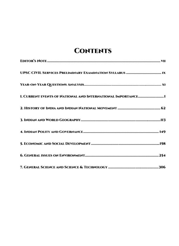UPSC GS Prelims TW Analysis of Years (2011-2026)- PE-5_page-0001 16 Topic Wise General Studies UPSC Preliminary Previous Years Questions Bank (2011-2026)